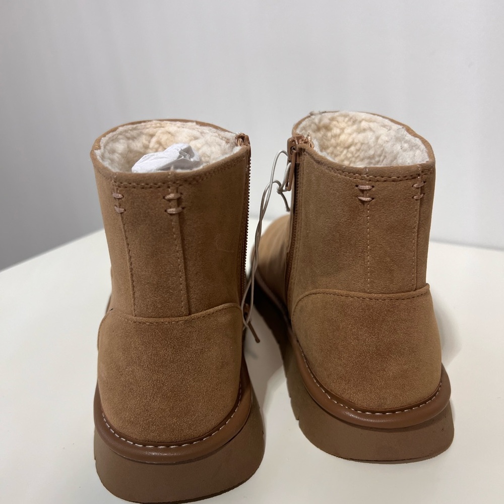 Universal Thread Women's Tan May Suede Booties wi… - image 6